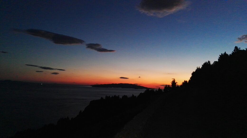 tramonto in croazia